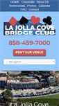 Mobile Screenshot of lajollacovebridgeclub.org