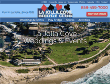 Tablet Screenshot of lajollacovebridgeclub.org